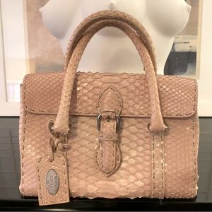 Fendi Bag Selleria Collection. Rose Snake Skin.